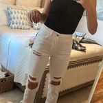 ZARA Distressed  White Jeans Photo 0