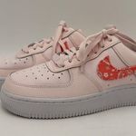 Nike Women's Air Force 1 Low Pink Paisley Sneakers Shoes Size 7 Photo 6