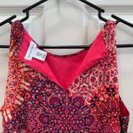 Adrienne Vittadini  tank top‎ pink orange white MED Photo 5