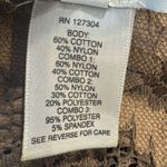 John Mark  Patchwork Button Up Tunic Size L Floral Lace Sheer Whimsigoth Grunge Photo 5