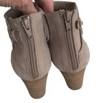 Like New Earth Brand Leather Ivy Sahara Coco Open Toe Heeled Booties Size 9 Photo 5