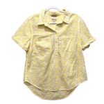 Merona Womens Tops Size XL Embroidered Eyelet Short Sleeve Popover Photo 0