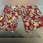 NWT Stitch fix Wisp Lottie jumpsuit wide leg floral rust size 8P Red Photo 5