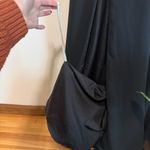 Zoey Grey New  Black Sleeveless Plunge Neck Gown Size 6 Photo 8