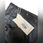 Unpublished NWT  Faux Leather Greta Crop Wide Leg Pants Photo 1