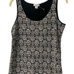 Sundance  tank top black & gray floral sz S Photo 0