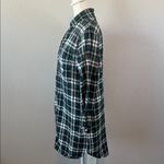 Selina Lounge Plaid Flannel Pajama Shirt Green Size Medium Photo 4