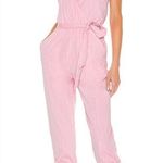 Lovers + Friends Emily Jumpsuit in Pink XS Photo 0