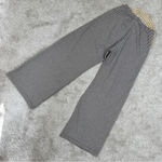 Bryn Walker Palazzo Soft Knit Pull On Pants Houndstooth Wide Leg Nero/Latte XXS Photo 6