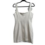 Elliatt  Trompe Floral Appliqué Mini Dress In Ivory Photo 9