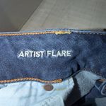 American Eagle  Super Stretch Artist Flare Jeans Size 10 Long Dark Wash Denim Photo 5