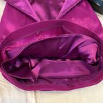 Jessica McClintock Magenta Purple Ruched Strapless Mini dress Size 2 Photo 8