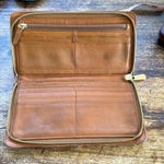 Michael Kors  brown saddle leather wallet Photo 6