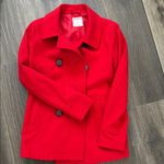 Old Navy Ladies Red Peacoat Photo 0