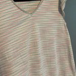 Loft Subtle Striped Casual Flutter Sleeve Dress Photo 7