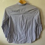 Old Navy NEW  Tunic Shirt Blue Striped Long Sleeve Button Up Top Summer Womens XL Photo 2