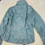 Rei blue Raincoat sz M * flawed* hiking biking running camping outdoor canoeing Photo 12