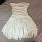 Princess Polly  White 4 Romper, Minxie Strapless Playsuit White, Mini Dress Look Photo 6