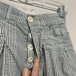Free People  Make a‎ Stand Trouser in Blue Seersucker Stripe Size XS Photo 3