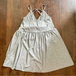 SheIn silver grey tee-shirt fabric baby doll tank top, size S Photo 4