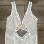 Victoria's Secret Ivory Lace Teddy Bodysuit Size Medium Photo 5