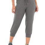 Athletic Works Gray Capri Length Joggers Missing Drawstring Size Medium Photo 0