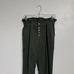 Veronica Beard  Army Green Tedi Tapered High Rise Jogger Pants Sz 26 Photo 2