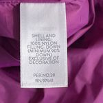 J Jill Womans Down‎ Vest Size XL Eggplant Puffer Warm Cozy 90 Down Filled Purple Photo 3