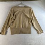 Talbots Vtg  L Cami Sweater Twin Set Button Cardigan Cottagecore Knit Beige Tan Photo 8