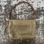 The Sak  Army Green Distressed Leather Small Hobo Bag 11x8x3" Photo 2