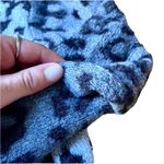 Vince Camuto  Cheetah Print Sweater Gray Crewneck Women’s Size Medium​ Black Photo 5