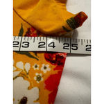 Women's Bobbie Brooks Plus 2X Yellow Floral Short Sleeve Dress Photo 3