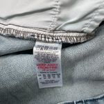 Nasty Gal  Blue Denim Patch Print Raw Hem Micro‎ Mini Skirt Photo 8