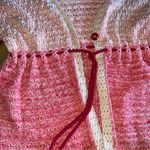 Sundance  Free In Spirit Open Front Cardigan Knit Pink Photo 7