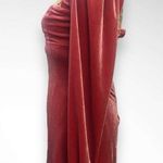 Forever 21  Velvet Mauve Long Sleeve Cut Out Empire Waist Mini Dress Small | NWT Photo 3