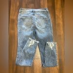 REWASH  Blue Skinny Jeans Distressed Vintage Photo 2