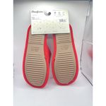 Dearfoams Santa Belt Memory Foam Slippers Red/White Size W 11-12 M9-10 BinR Photo 3