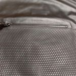 Orciani RARE Black Leather Honeycomb Embossed Backpack Tote NWOT Large 14.5x17 Photo 7