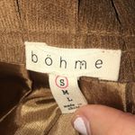 Bohme  Warm Brown Mid Thigh Skirt Photo 3