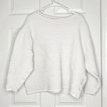 ZARA  knit white textured sweater Photo 0