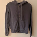 Brandy Melville  Zip-Up Hoodie Blue Photo 0