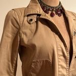 J.Crew Tan Classic Twill Weathered Utility Jacket Button Up Sz S Photo 2