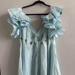 FANM MON Fanm Mon Demre Dress Size Medium New Blue Photo 4