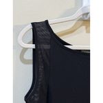 Ralph Lauren Polo Lauren  Black Knit Dress Size‎ Large Mesh Accent Photo 3