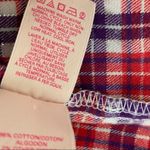 Victoria's Secret Victoria’s Secret pajama top women's small red purple plaid button down Photo 8