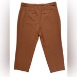 J.Crew Factory Belted Straight-Leg Trouser Pant Size 22 in Vintage Brandy Photo 7