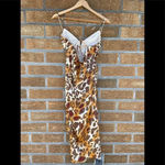 Miss Lola  Safari Sunsets Ruched Dress medium Photo 7