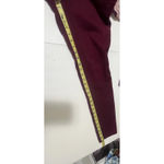 Cato  Women's Size 10 premium Maroon Red High Rise Stretch Ankle Jegging EU Photo 5