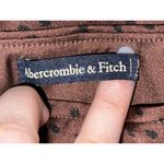 Abercrombie & Fitch NEW Brown Black Satin Polka Dot Maxi Skirt Womens Size XS Photo 4