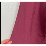 Soft Surroundings  Women's‎ Sleeveless Flowy Dress Maroon Sz PM Photo 6